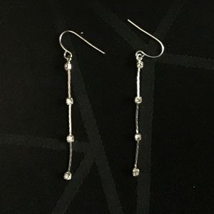 NWOT Clair’s sensitive solutions crystal and silver drop earrings - 5/$20